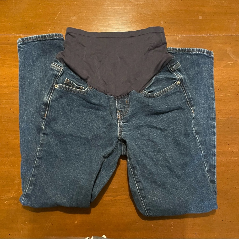 Old Navy Dark Blue Maternity Jeans